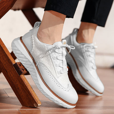 Tenis Deportivos Transpirables con Textura Tejida para Hombre - Image 4