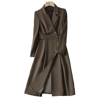 Conjunto Elegante de Abrigo y Falda Larga para Mujer - Image 13