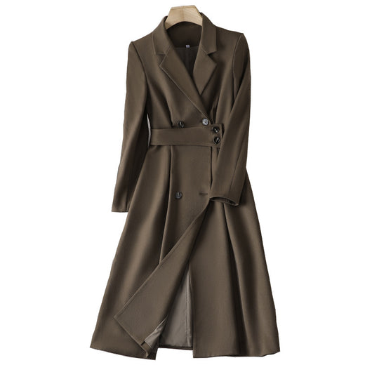 Conjunto Elegante de Abrigo y Falda Larga para Mujer - Image 13