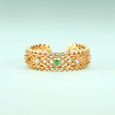 Anillo Hueco Retro Personalizado para Dedo Índice - Image 5