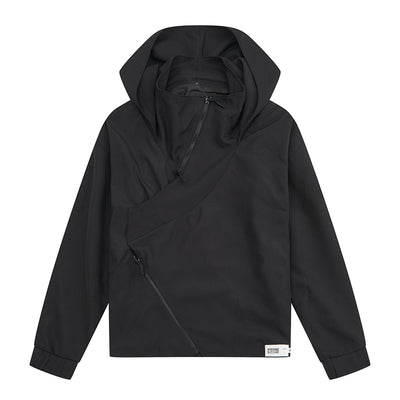 Abrigo Deportivo con Cierre Diagonal y Capucha para Hombre y Mujer - Image 2
