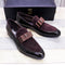 Zapatos de Cuero Mixto para Hombre - Acabado Mate y Brillante