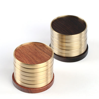 Posavasos Térmico de Cobre y Madera - Image 17