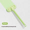 Green Long Handle Comb Hair Remover