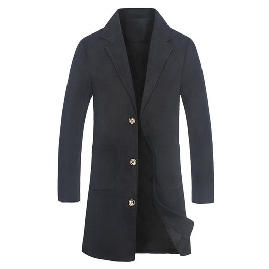 Chaqueta Casual de Botón Único en Colores Sólidos - Image 11