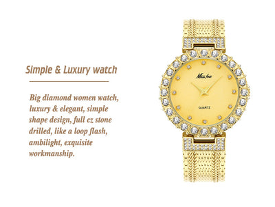 Reloj de Pulsera Mujer Resistente al Agua con Banda de Cobre - Image 10