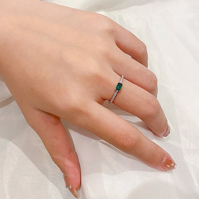 Anillo de Diamantes Mosang en Fila Fina - Lujo Accesible