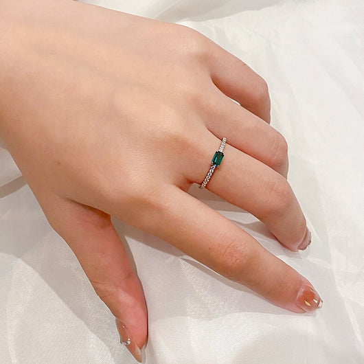 Anillo de Diamantes Mosang en Fila Fina - Lujo Accesible