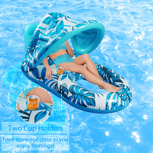 Colchoneta Flotante Reclinable para Piscina y Playa - Image 4