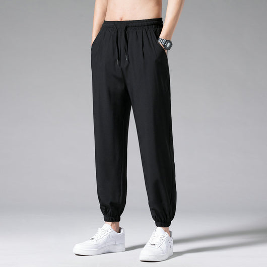 Pantalones de Chándal Ancho con Cordón de Nueve Puntos - Image 5