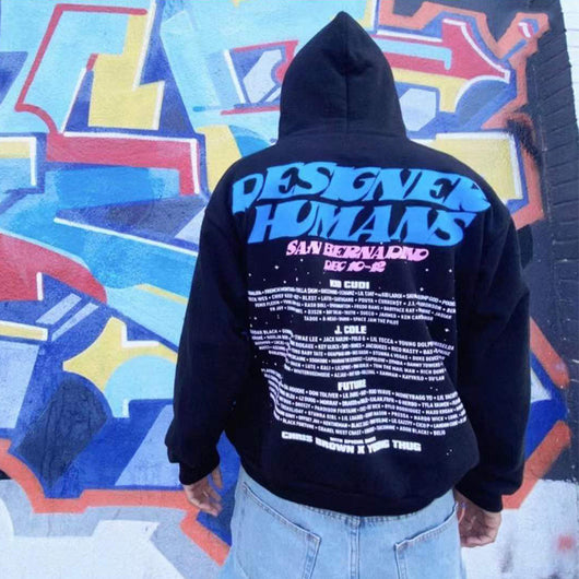 Sudadera Negra con Capucha para Festivales de Música - Casual y Cómoda - Image 10