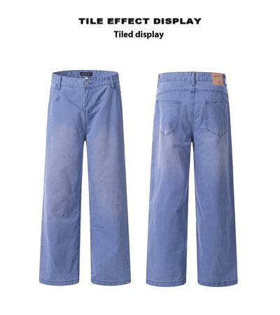 Pantalones Cargo Rectos Anchos para Mujer - Estilo Retro Casual - Image 9