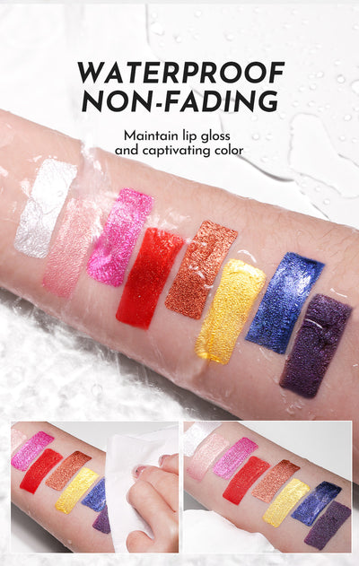 Paleta de 8 Colores: Sombras y Brillos Labiales Resistentes - Image 22