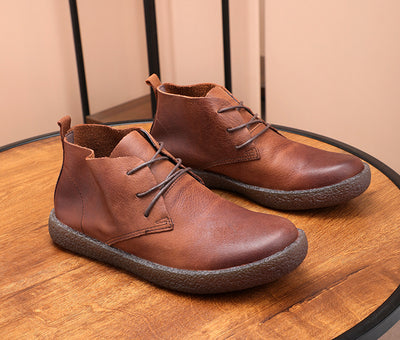 Botas Martin de Cuero Vintage Desgastado con Suela de Goma - Image 20