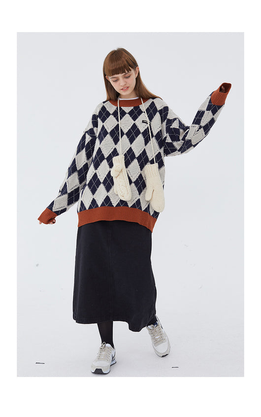 Suéter de Punto Británico para Mujer - Tendencia de Pareja - Image 11