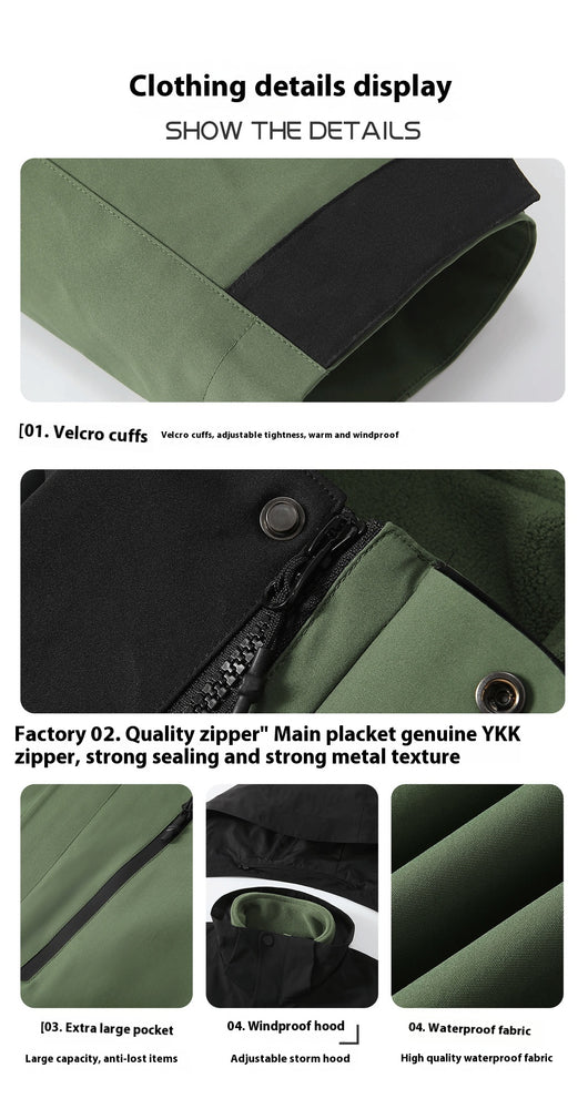 Chaqueta Impermeable 3 en 1 Desmontable - Image 16