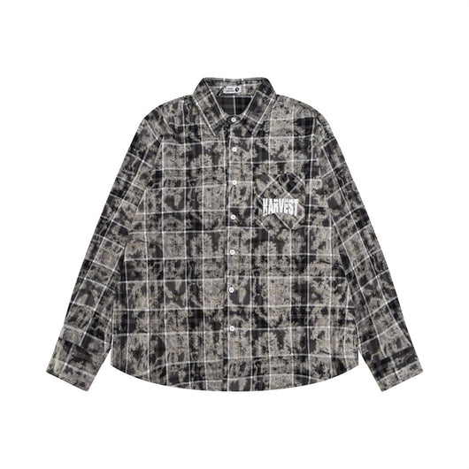 Camisa Tie-dye Personalizada de Manga Larga para Hombre