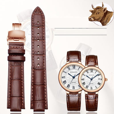Correa de Reloj Híbrida: Silicona con Cuero Genuino