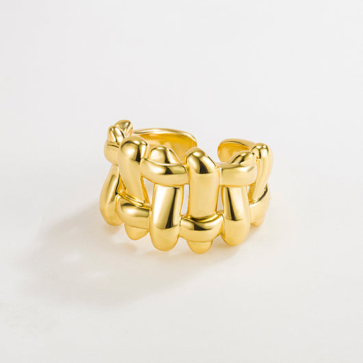 Anillo de Plata Esterlina 925 Trenzado Noble - Image 9