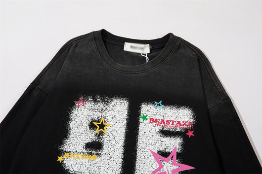 Camiseta de Algodón para Hombre con Estampado de Letras - Image 9