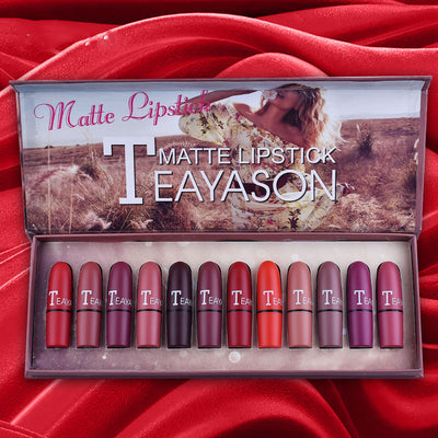 Set de 12 Labiales Mate Waterproof de Larga Duración - Image 10