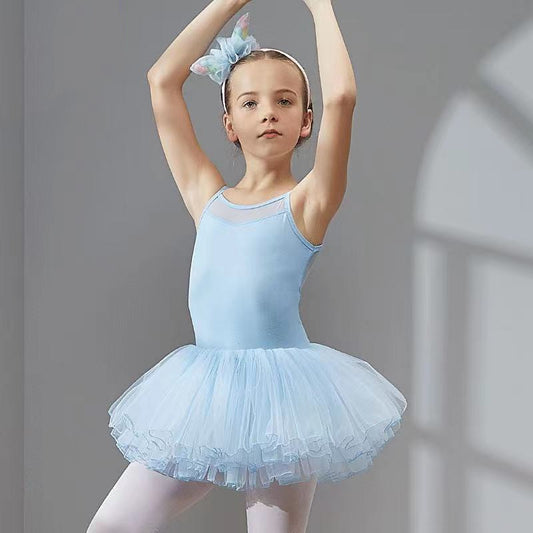Conjunto de Ballet Infantil con Falda Tutú y Blusa de Manga Corta - Image 2