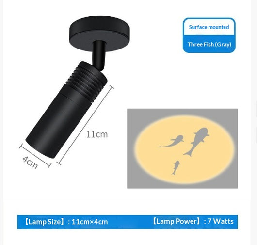 Lámpara Proyectora para Pasillos y Recibidor con Diseño de Pececillo - Image 7