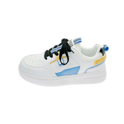 Zapatillas Blancas Casual con Suela Gruesa - Estilo Street Trendy para Mujer - Image 4