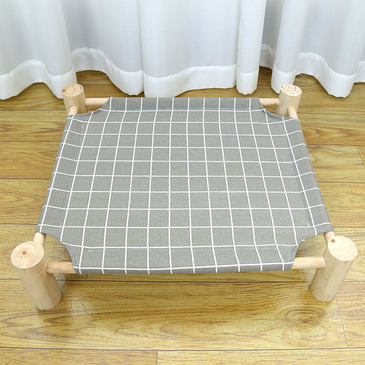 Cama de Camping de Madera para Gatos con Arenero Integrado - Image 6