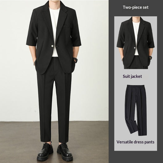 Blazer Casual de Seda de Hielo para Hombre - Ligero y Fresco para Verano - Image 2
