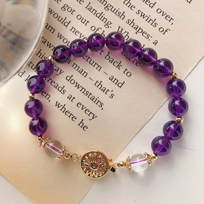 Pulsera de Amatista Natural con Diseño Minimalista e Independiente - Image 10