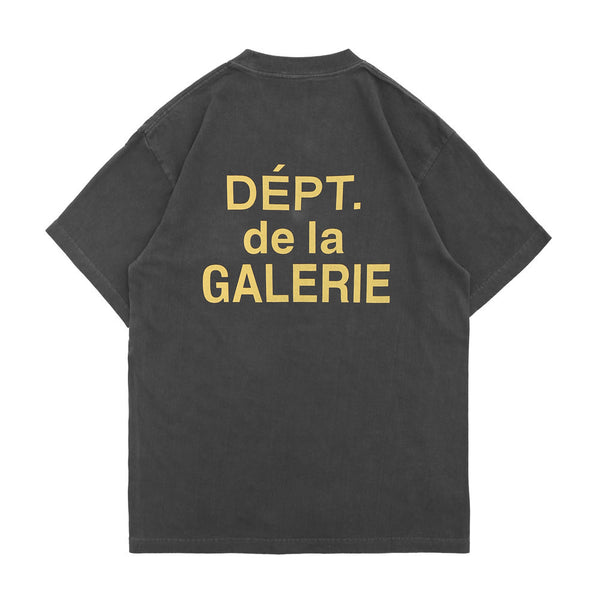 Playera Vintage Desgastada con Estampado de Letras