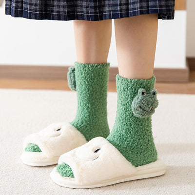 Calcetines Cálidos con Diseño de Animales 3D para Casa y Salidas - Image 23