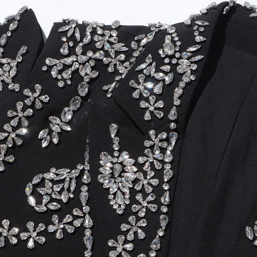 Chaqueta Elegante Calada sin Espalda para Profesionales de Uñas - Image 16