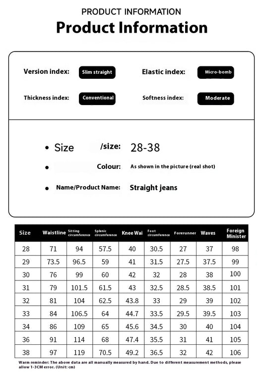 Pantalones Vaqueros Stretch Nostálgicos Slim Fit para Hombre - Image 8