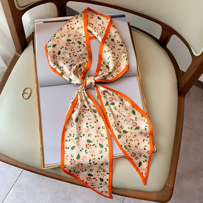 Pañuelo de Seda Estampado Vintage para Mujer - Image 77