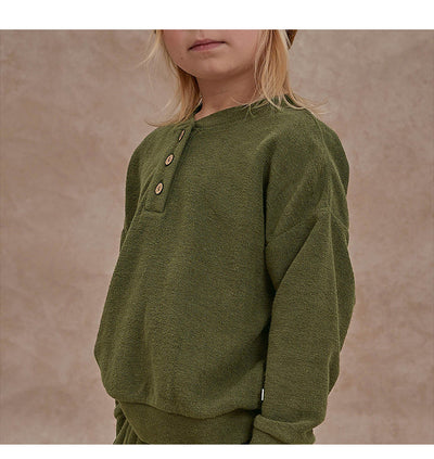 Conjunto de Pijama Infantil en Tela de Toalla - Comodidad Simplista para el Hogar - Image 10