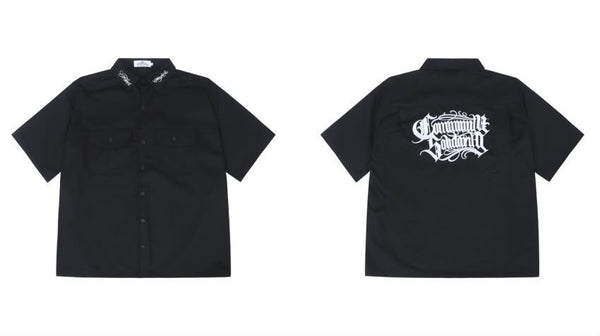 Camisa de Trabajo Rap Style con Bordado Exclusivo para Hombre - Image 6