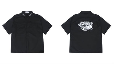Camisa de Trabajo Rap Style con Bordado Exclusivo para Hombre - Image 6