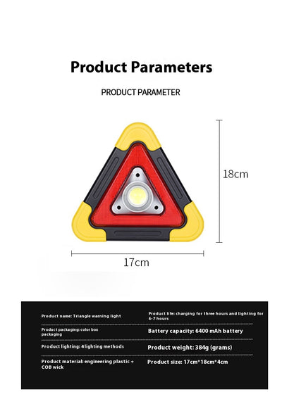 Triángulo de Seguridad Vehicular con Luz LED - Image 14