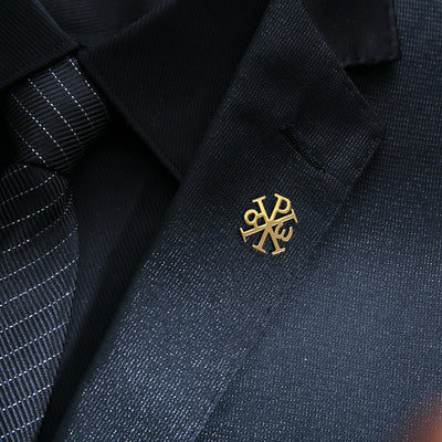 Broche Cruz para Solapa de Traje Hombre - Alfiler Acero Inoxidable Boda - Image 3