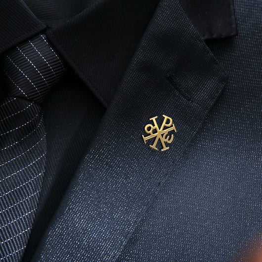 Broche Cruz para Solapa de Traje Hombre - Alfiler Acero Inoxidable Boda - Image 3