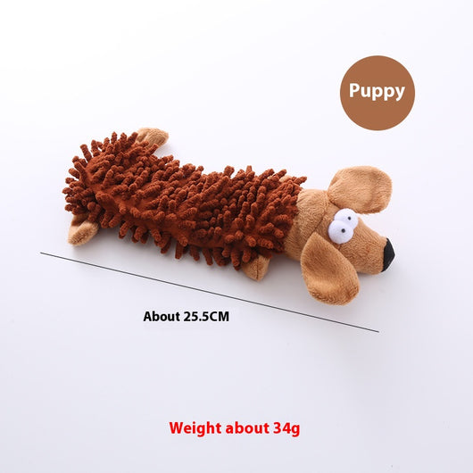 Juguete Mordedor Caballo de Microfibra para Perros - Masticable Dental - Image 4