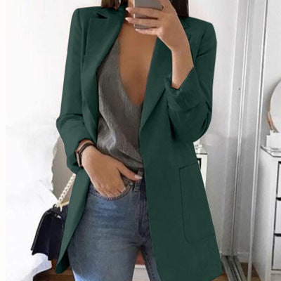 Blazer Slim Temperamento con Solapa Elegante - Image 22
