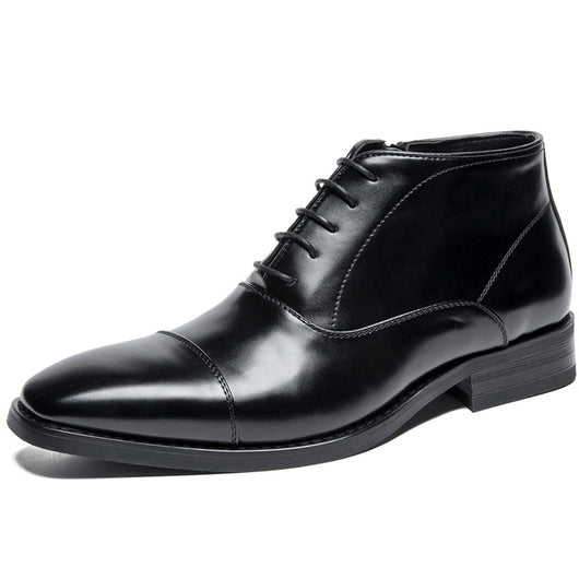 Botas Formales de Cuero Japonesas Estilo Bajo para Hombre - Image 5