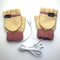 Guantes Calefactables USB Medio Dedo - Calor Instantáneo Interior y Exterior