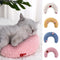 Almohada Cervical en Forma de U para Mascotas - Descanso Profundo para Gatos y Perros