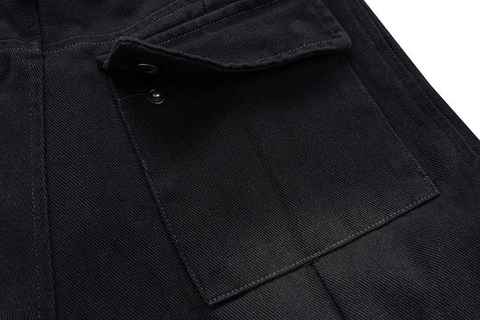 Overol Denim Vintage Desgastado con Bolsillos Múltiples y Doble Uso - Image 40