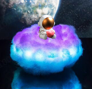 Lámpara Astronauta con Nubes LED y Efecto Arcoíris para Niños - Image 9