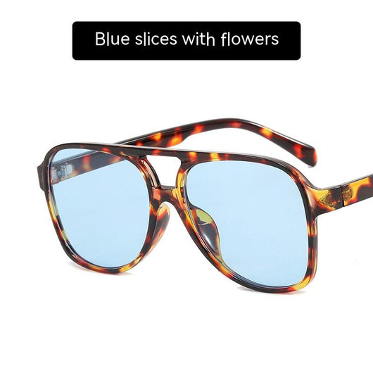 Gafas de Sol Retro Oversized con Doble Puente para Mujer - Image 4